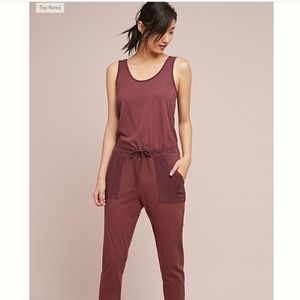 Anthropologie Gemistus Cross-Back Jumpsuit